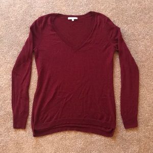 Deep red Madewell Sweater